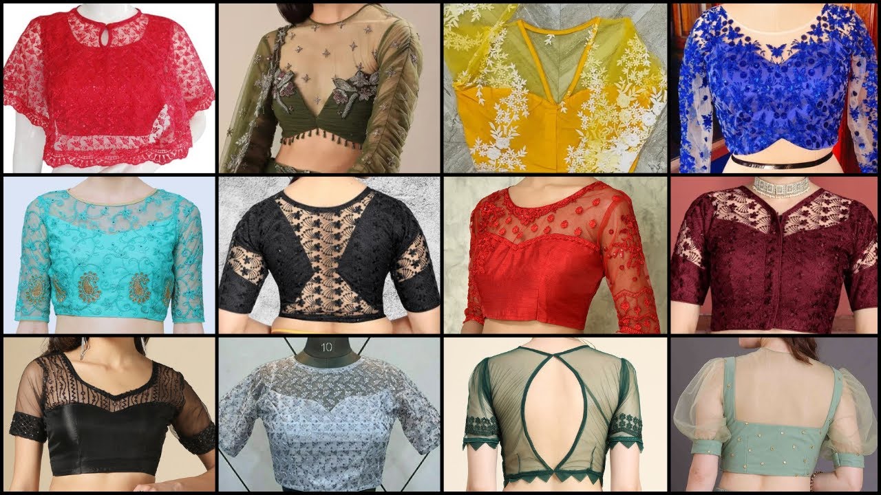 New Latest Net Blouse Designs 2025 | Trending Net Blouse Designs | Blouse Net Design | Net Blouse