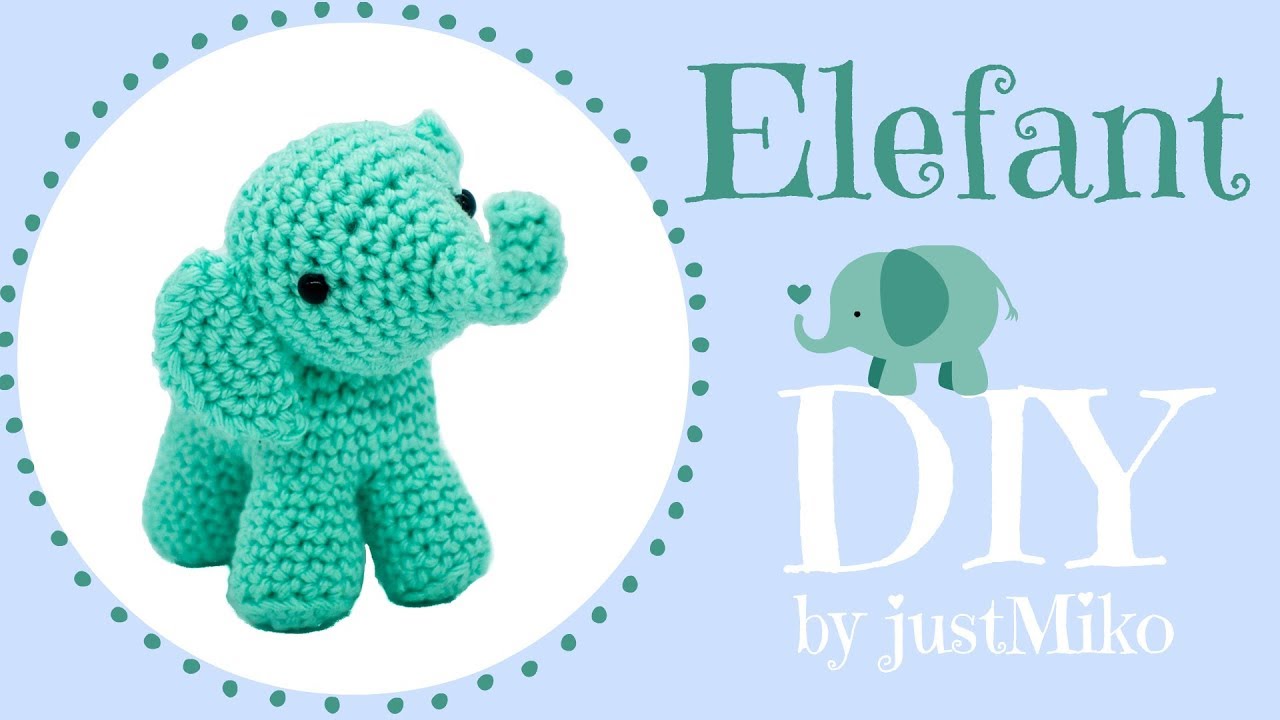 Elefant häkeln 🐘 *Do it Yourself* | Zuschauerwunsch by justMiko