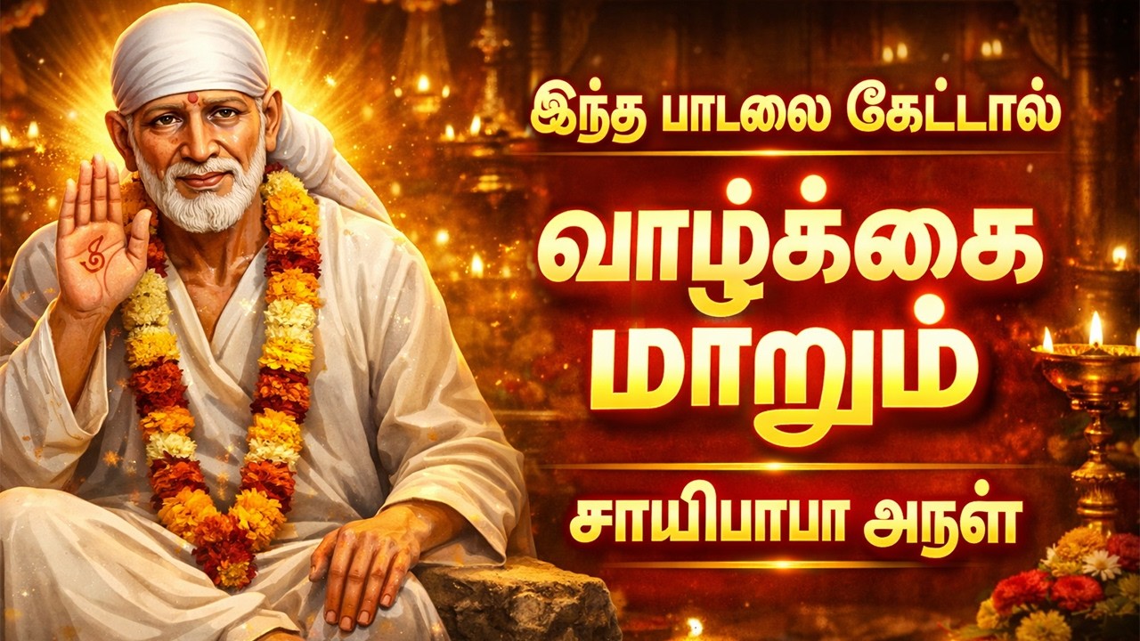 இந்த பாடலை கேட்டால் வாழ்க்கை மாறும் | சாயிபாபா அருள் பாடல்கள்