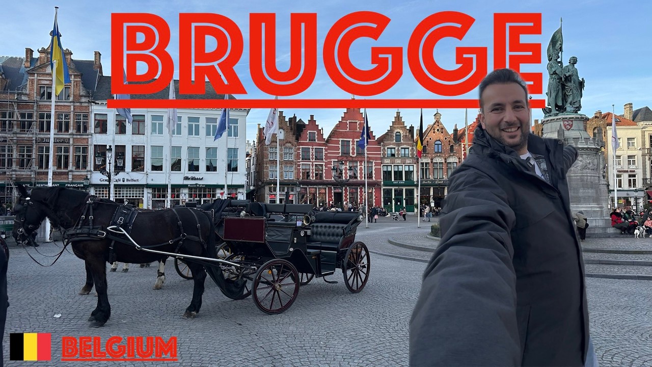 Masal Şehri Brugge 🇧🇪 Belçika'nın En Güzel Orta Çağ Şehrinde Gezi Vlogu