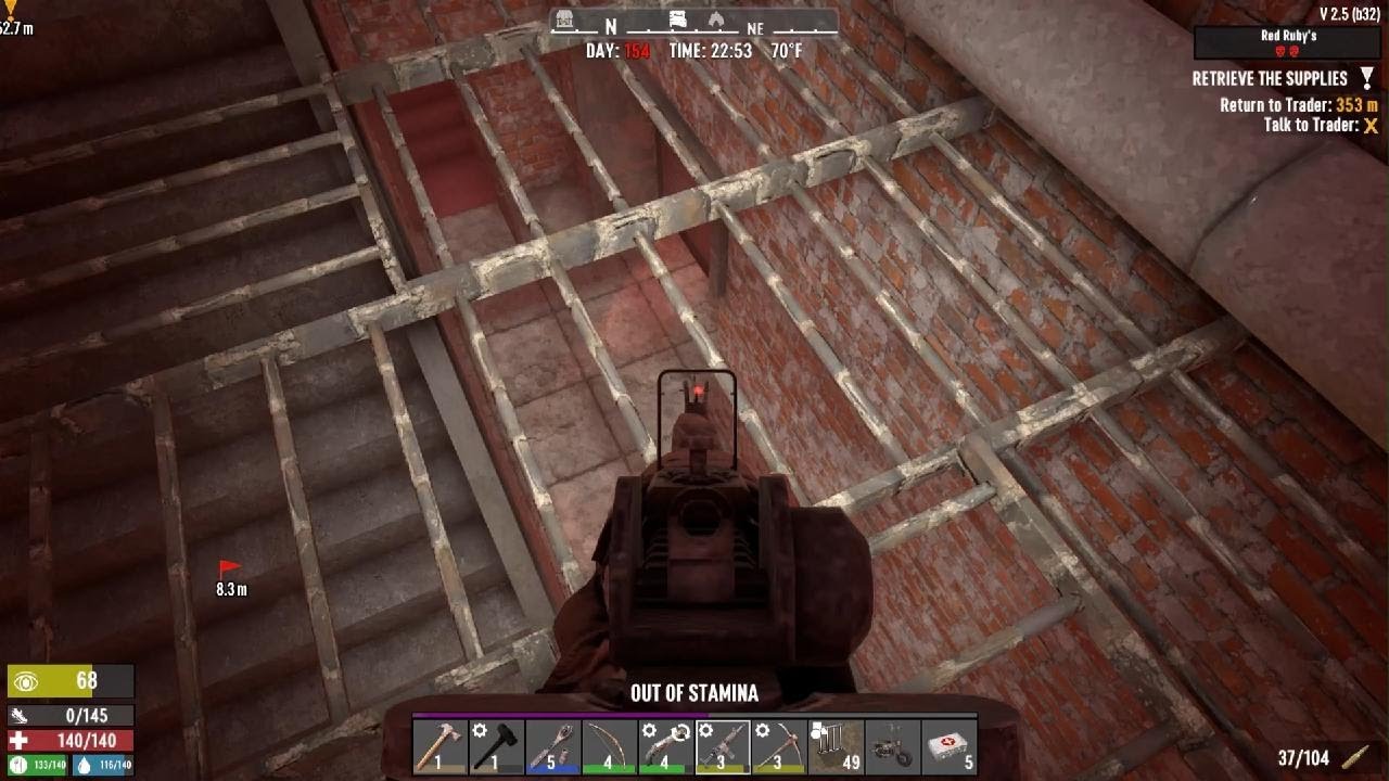 7 Days To Die - Horde Night 154 Dark Matter Crossplay Server