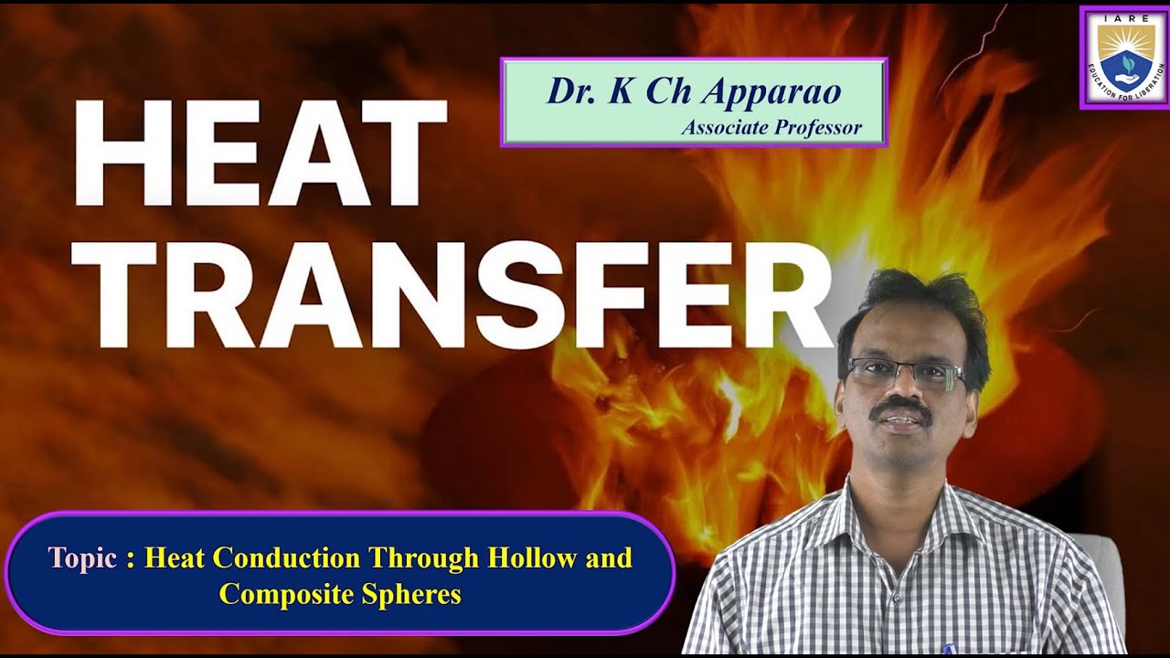 Heat Conduction Through Hollow and Composite Spheres by Dr. K Ch Apparao