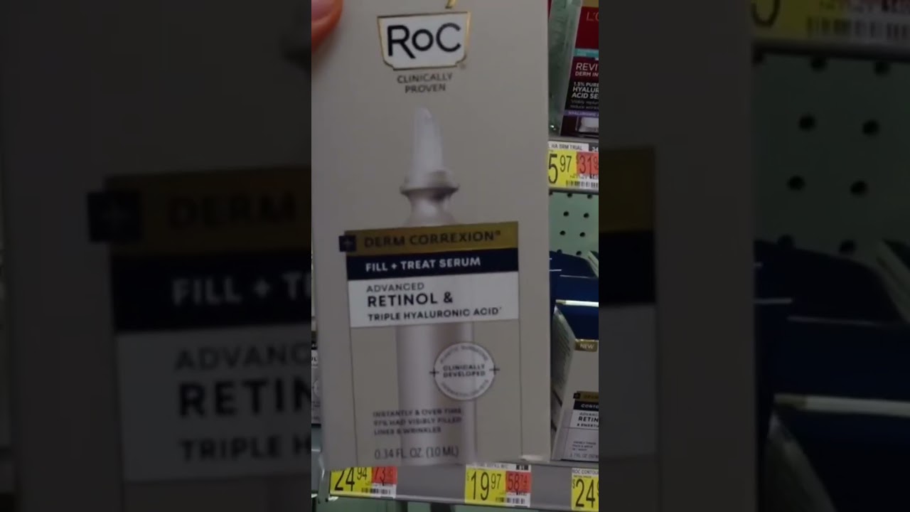 ROC retinol serum for antiaging 