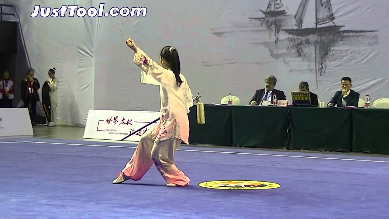 1st World Taijiquan Championships - Women's Group A 3rd Taijijian Compulsory Routine - 1st Place MAS