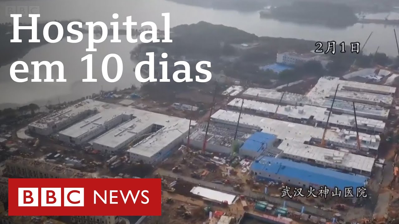Coronavírus: vídeo acelerado mostra construção de hospital na China em 10 dias