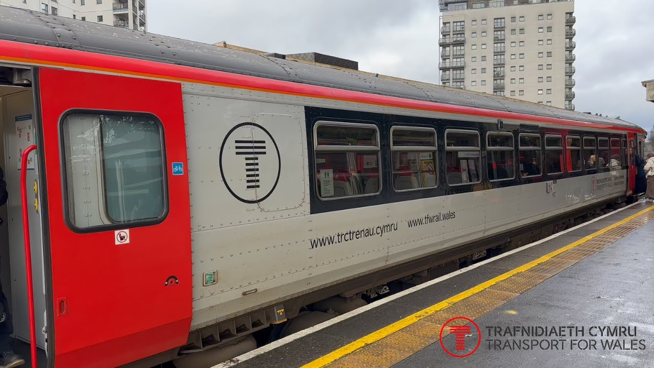 Cardiff Bay to Cardiff Queen Street | Transport for Wales | 4K