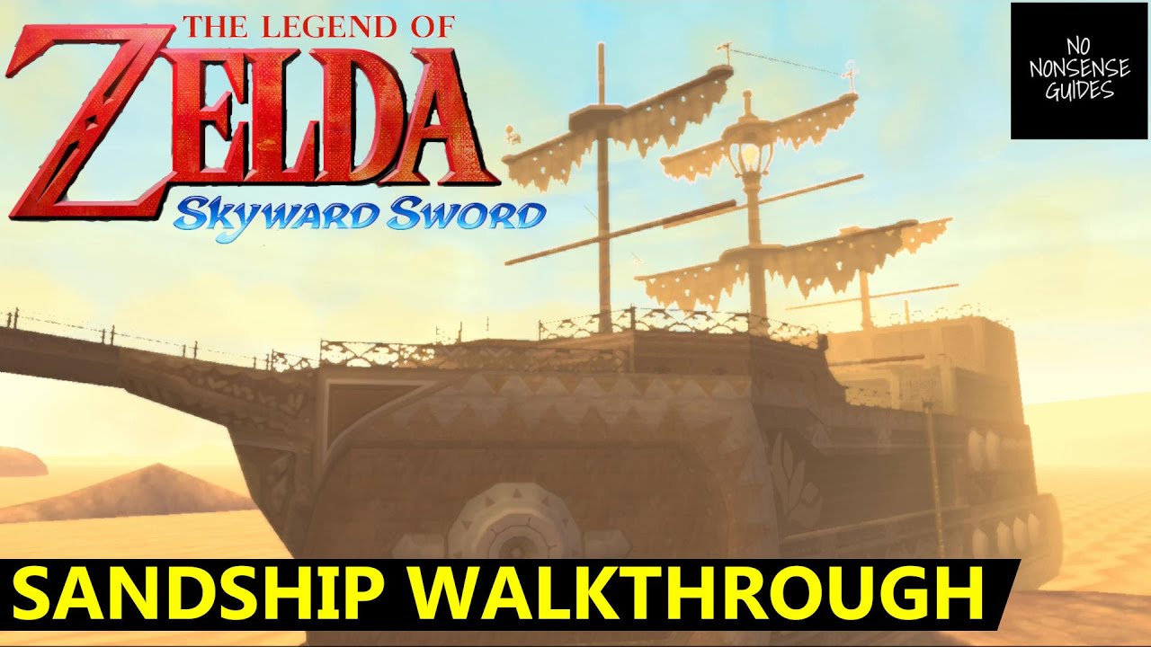 Skyward Sword Sandship Walkthrough - Full Dungeon Guide - Puzzles & Tentalus Boss Fight
