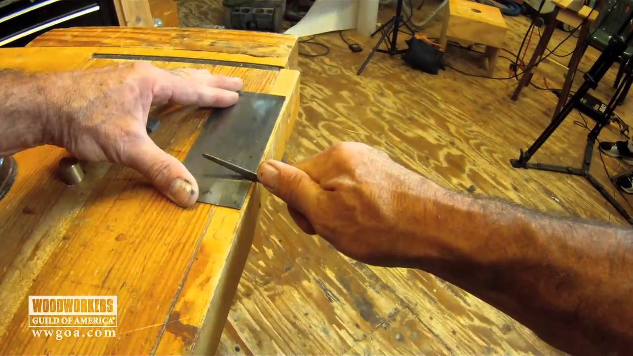 Sharpen a Card Scraper