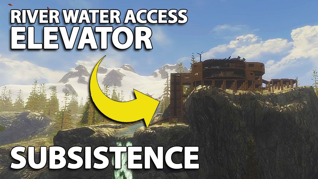 Let's Build An ELEVATOR | Base Building | Subsistence Gameplay | S4 EP42