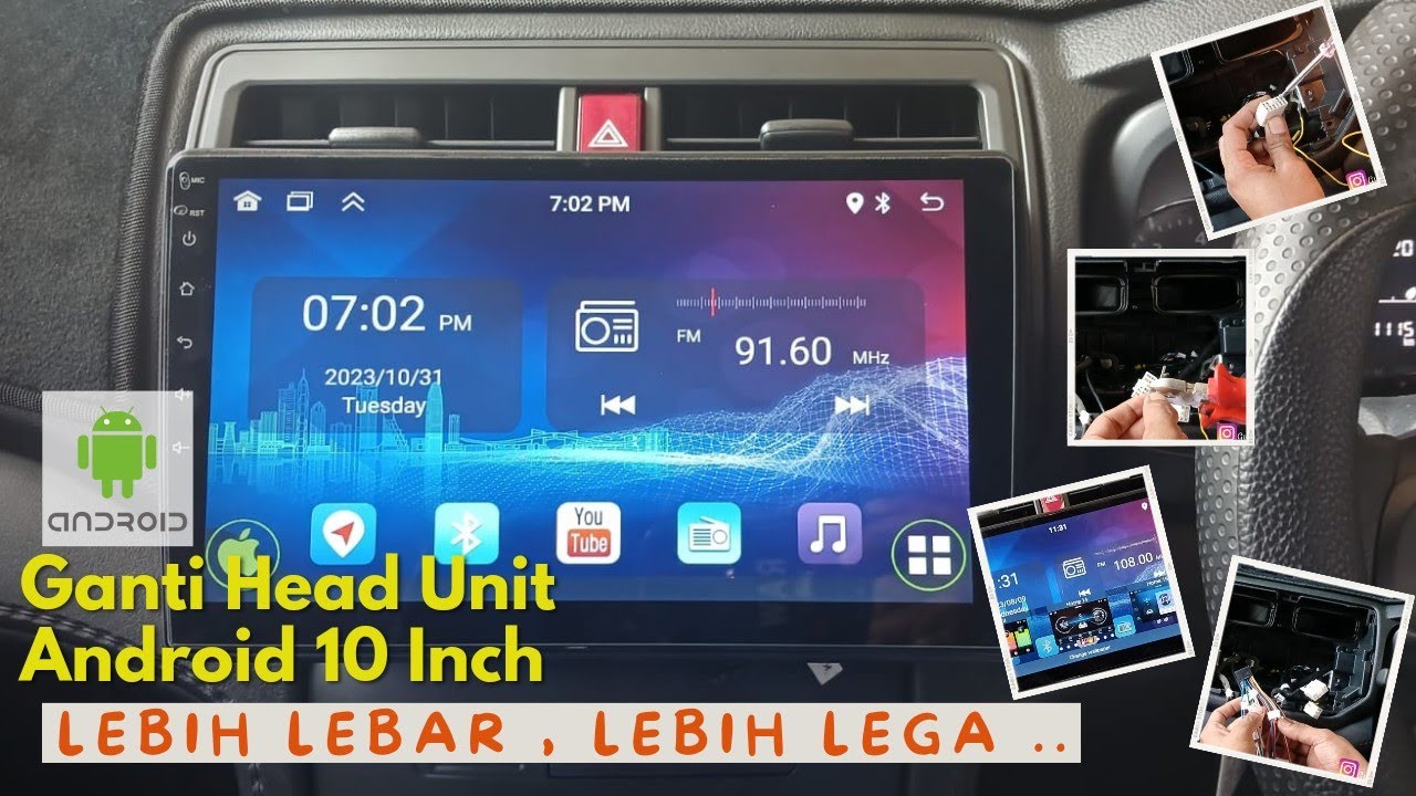 Tutorial Lengkap Ganti Head Unit Android 10 Inch - Mudah & Aman