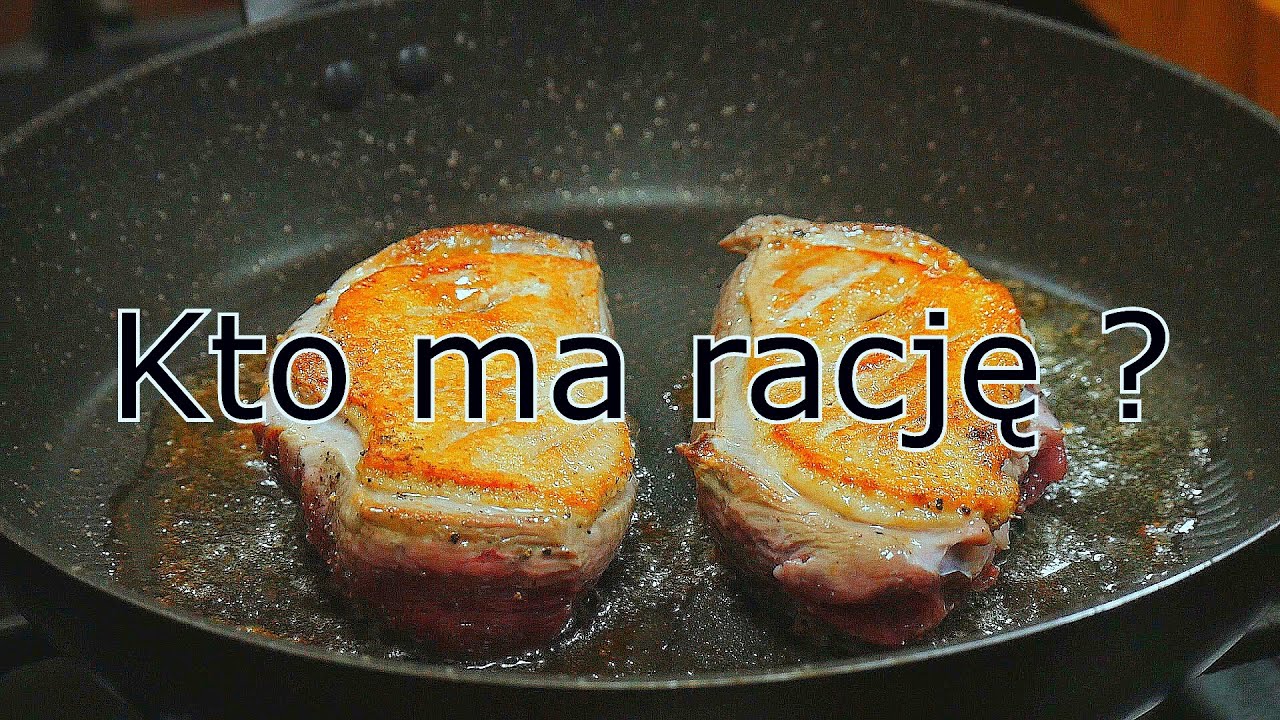 Na zimną czy na gorącą patelnię kładziemy piersi z kaczki ? / Oddaszfartucha