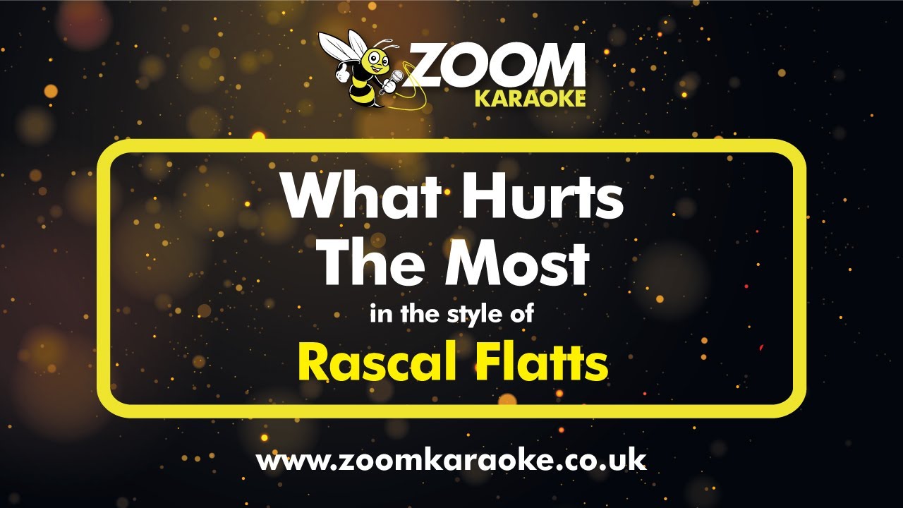 Rascal Flatts - What Hurts The Most - Karaoke Version from Zoom Karaoke