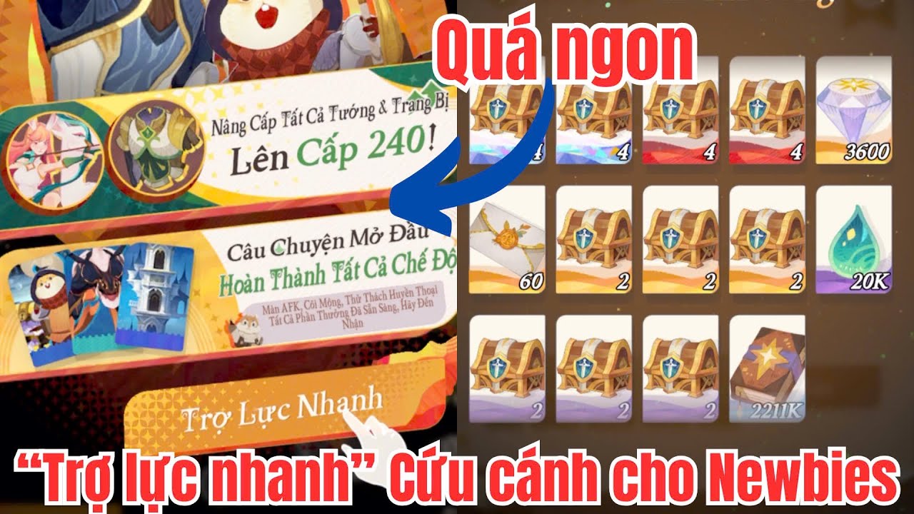 Hành Trình Afk | Cơ chế “Trợ Lực Nhanh” là cứu cánh tuyệt vời cho Newbies