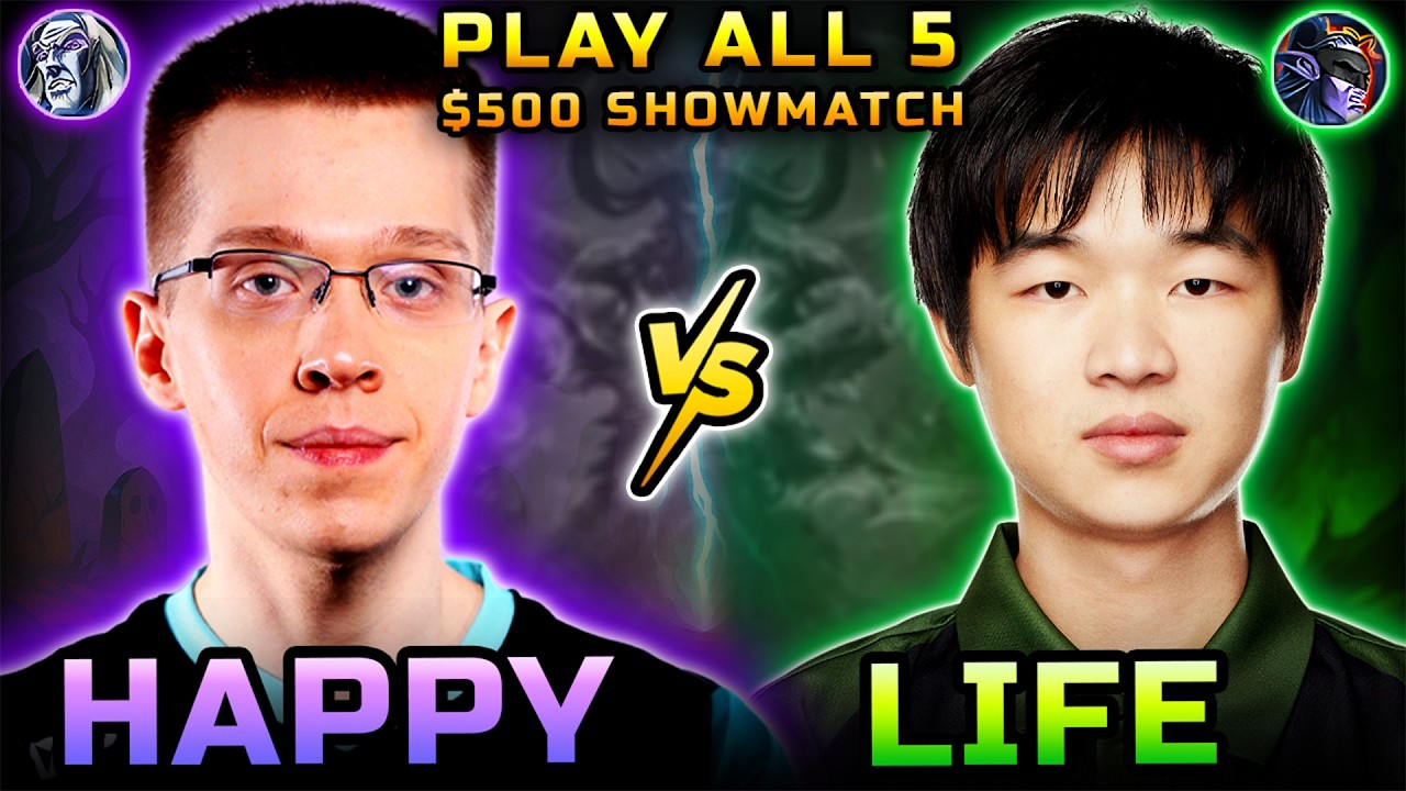 $500 Showmatch 🏆 Happy vs Life (3 Maps) Angeline Cup 11