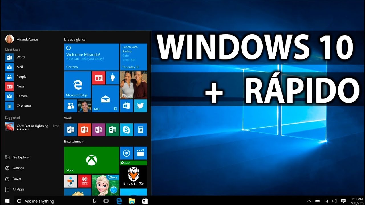 Como hacer mas rápido windows 10 - Acelerar optimizar
