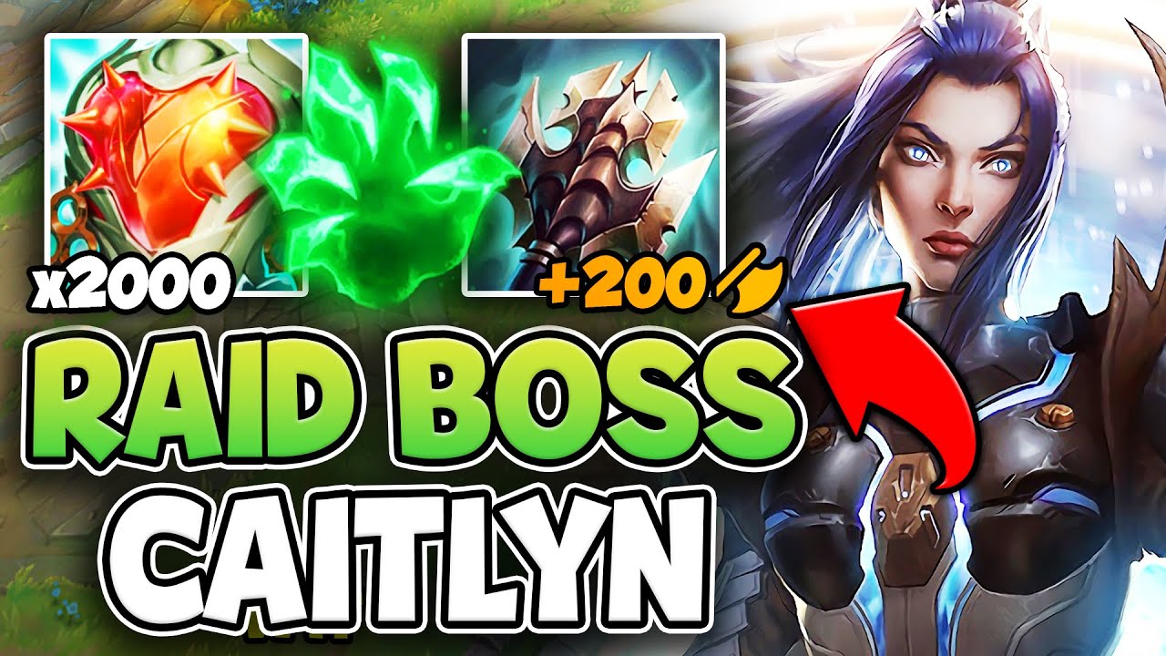Caitlyn but I stack Health INFINITELY and become unkillable (6000+ HP, 450 AD)