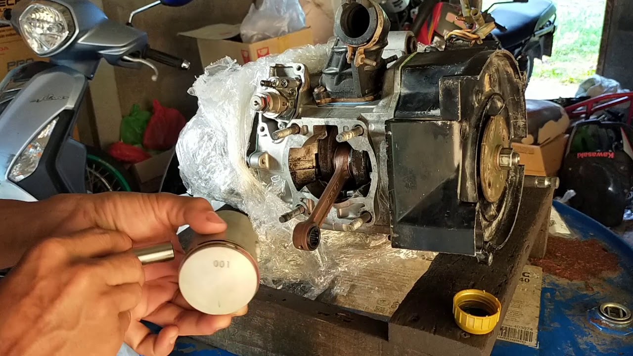 ประกอบเครื่อง MATE 111 EP.5 [ประกอบหรีดวาล์ว,เสื้อสูบ,ฝาสูบ]