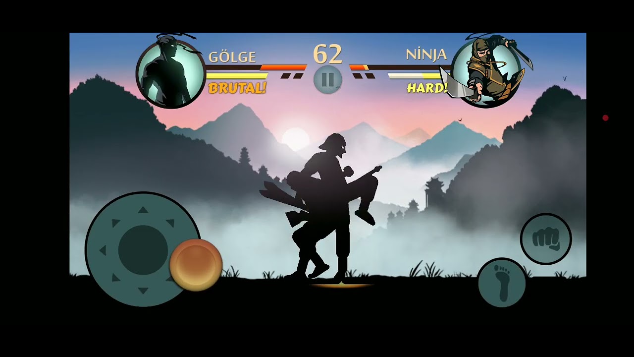 Shadow fight 2 2.bölüm baya güçlendikçe 