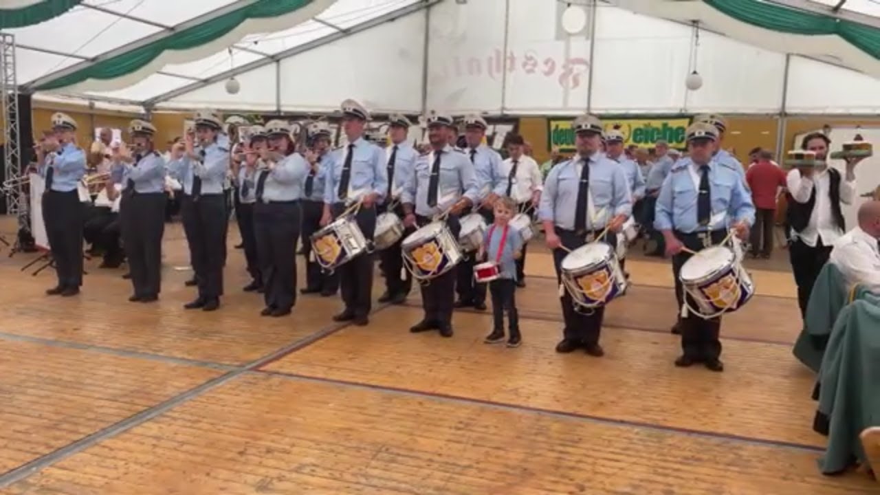 Trnava-Marsch, Festbankett Schützenfest Neuenhausen 2023, Tambourcorps 