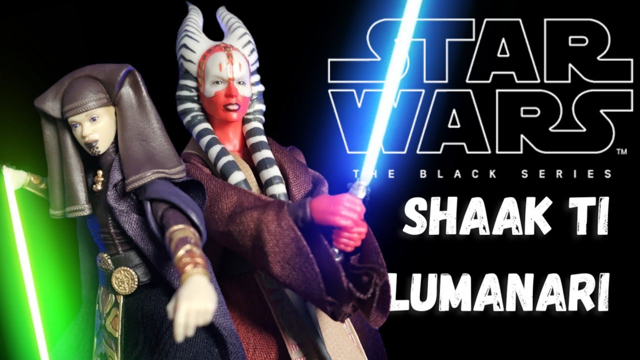 Star Wars The Black Series Shaak Ti and Lumanari Figure Review