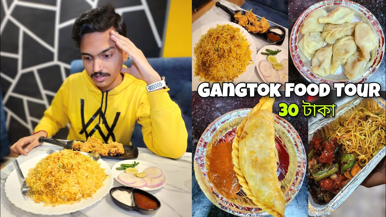 এখন Gangtok আসা উচিত | Gangtok Food Tour | Gangtok Street Food Just ₹30 টাকা | Gangtok Tour Plan