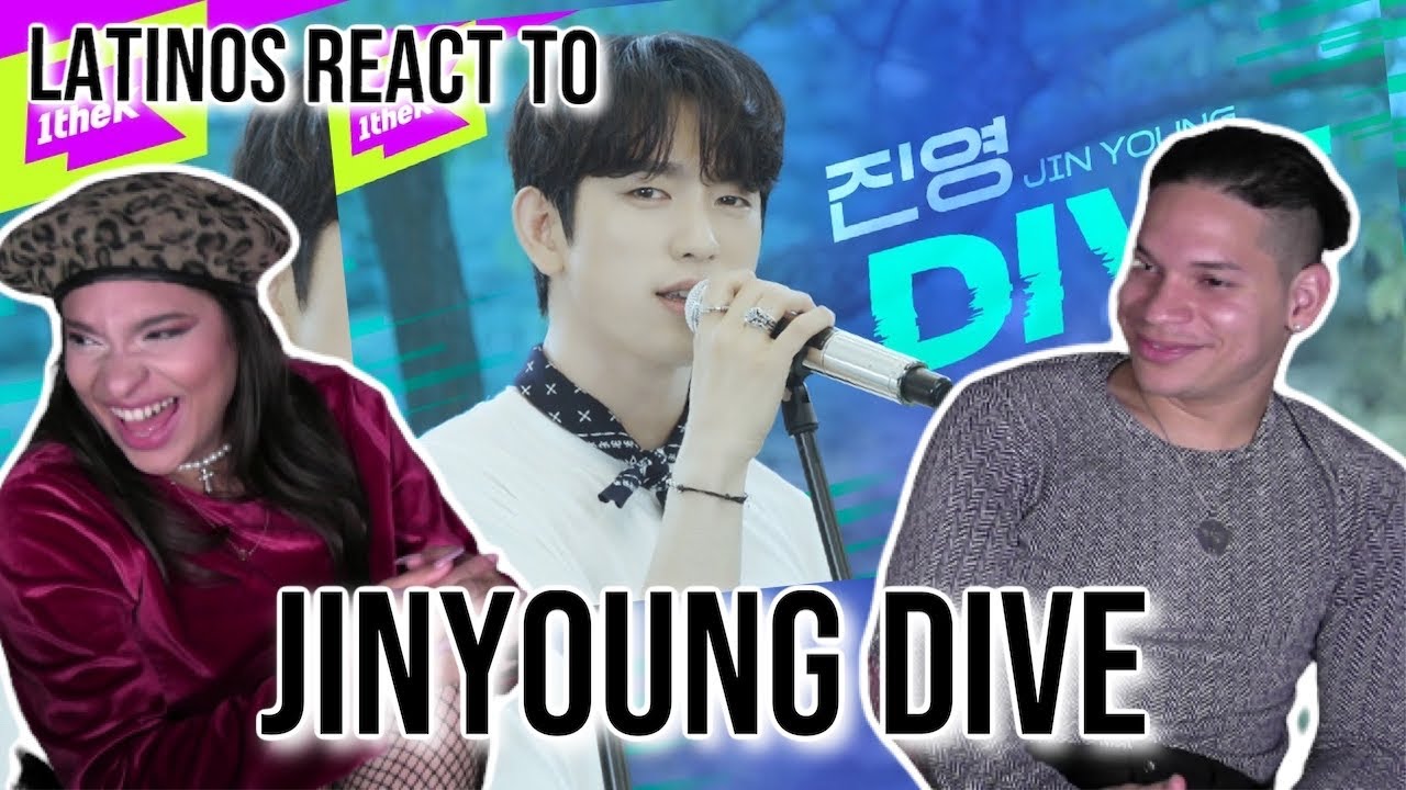 We watched the FAN MADE VIDEO by accident🤦‍♀️💀😂| Latinos react to JINYOUNG 진영 "DIVE" M/V