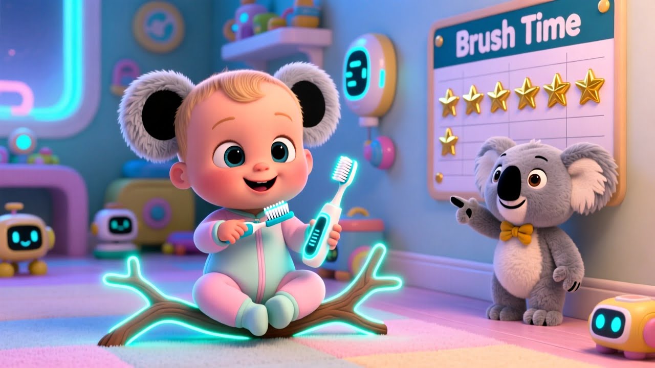 Baby Brush Time Song 🎶 | Kids Hygiene Song | Toddler Fun & Learning