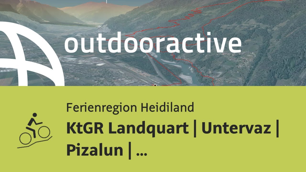 Mountainbike-tour in der Ferienregion Heidiland: KtGR Landquart | Untervaz | Pizalun | Landquart