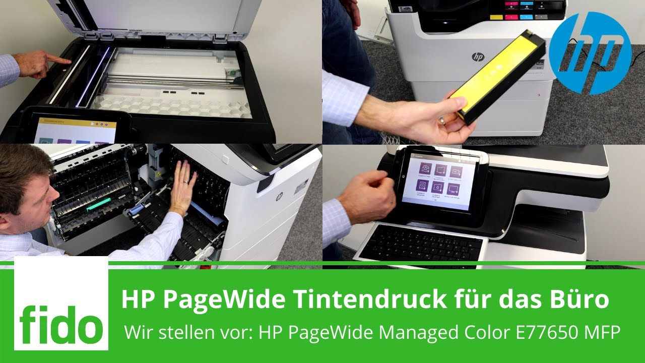 HP PageWide Tintendruck-Technologie für Office-Anwendungen - HP PageWide Managed Flow E77660 MFP