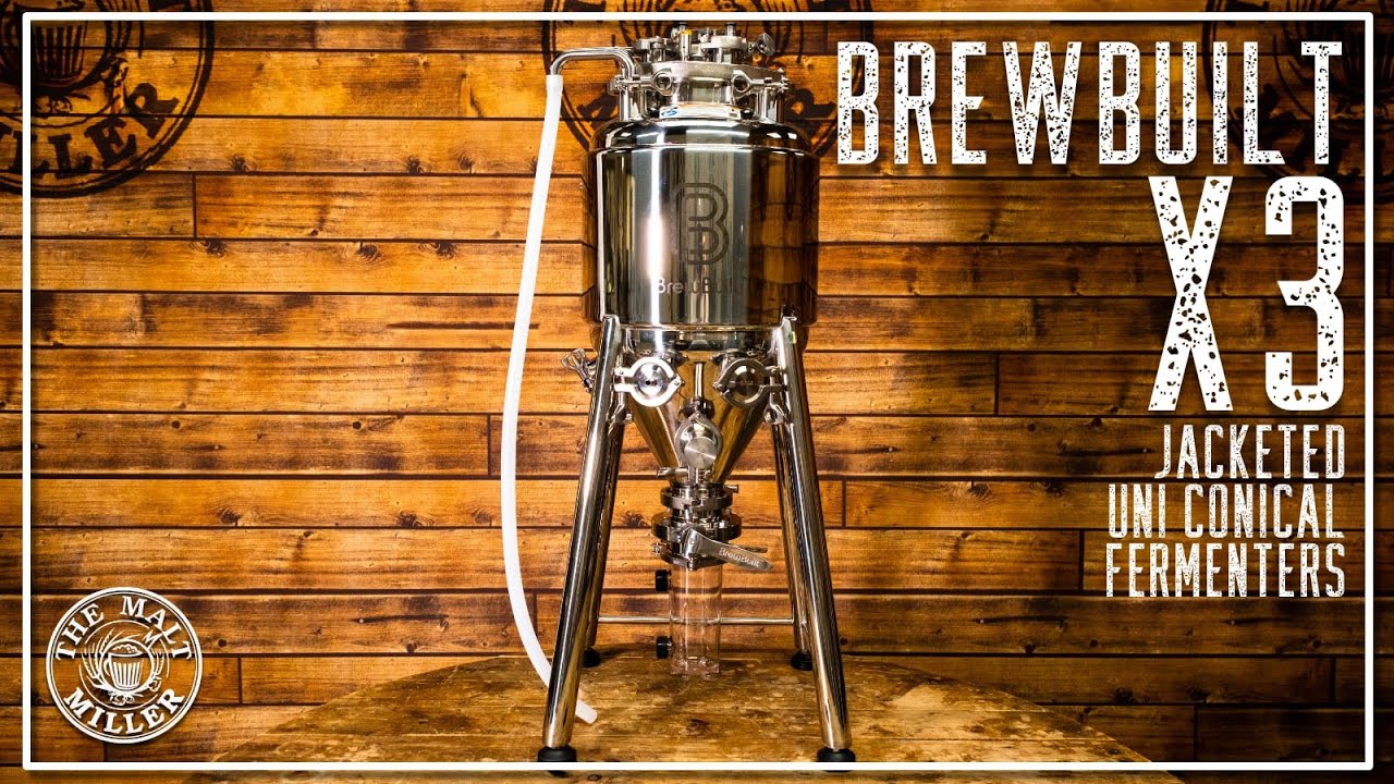 BREWBUILT X3 JACKETED UNI CONICAL FERMENTER | THE MALT MILLER HOME BREWING CHANNEL
