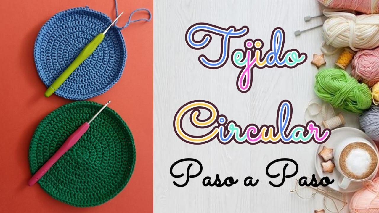 🧶🪡COMO TEJER CIRCULO CON CROCHET PASO A PASO + UNO QUE OTRO TIPS