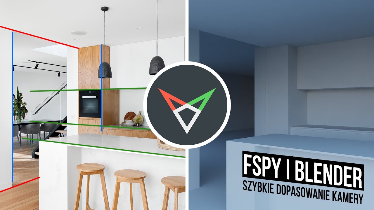 fSpy wytłumaczony - szybkie dopasowanie kamery dla początkujących [Blender]