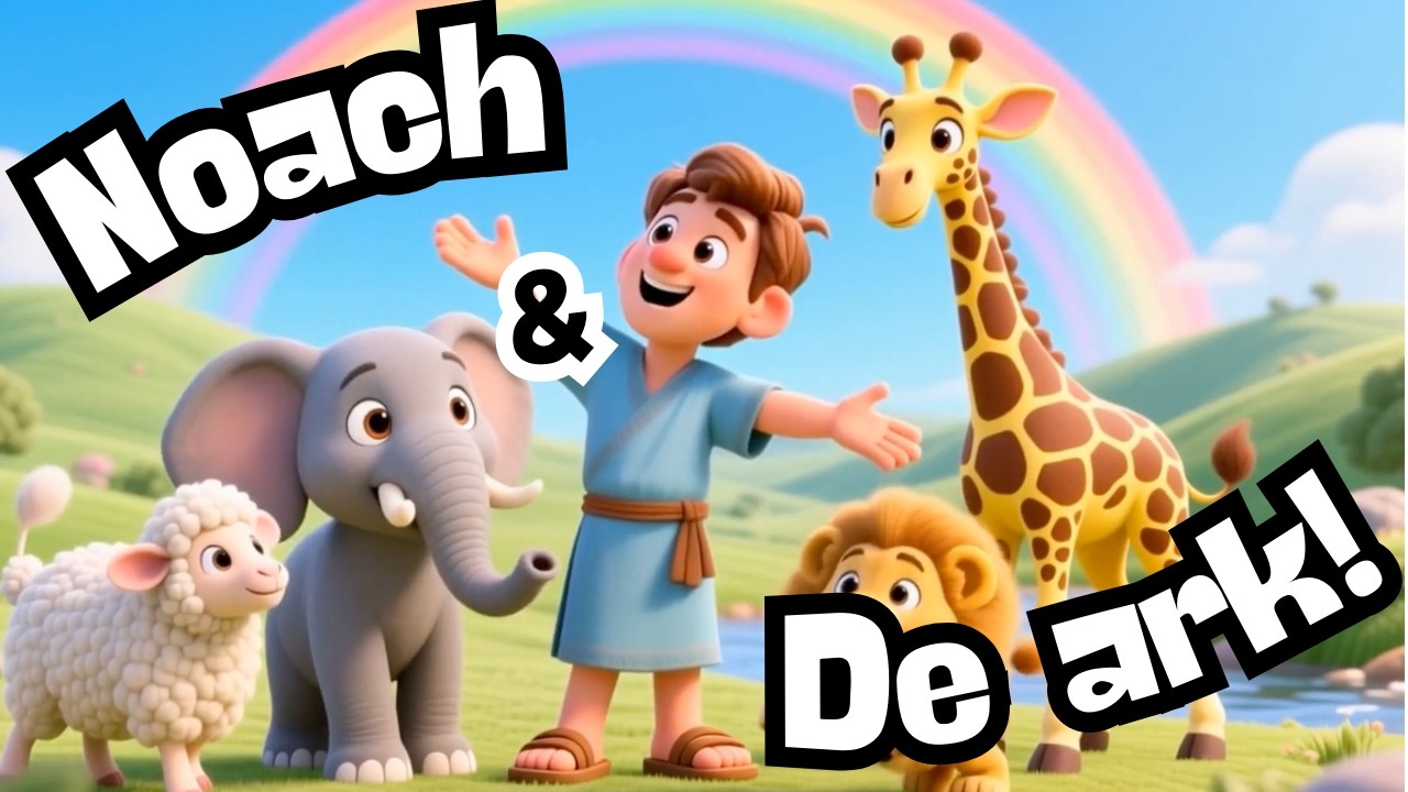 Noach en de Ark 🌈  Bijbels Liedje voor Kinderen  Christelijk Kinderlied Nederlands 