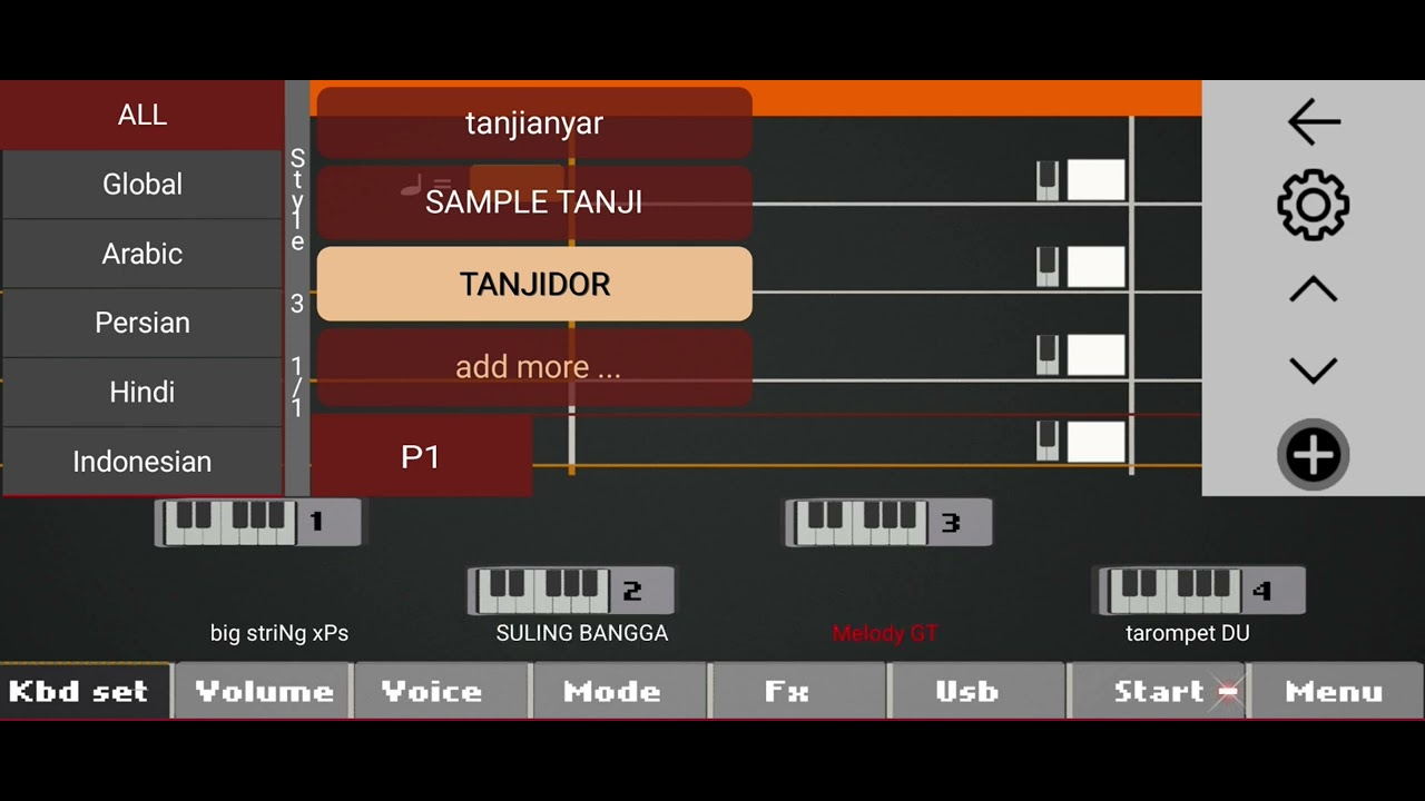 Set Tanjidor ORG