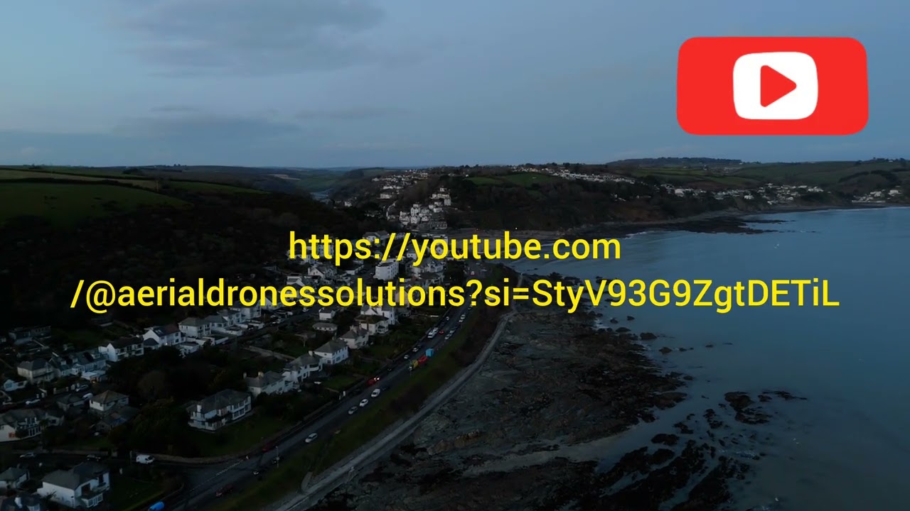 DJI Air 3 over Looe, Cornwall 