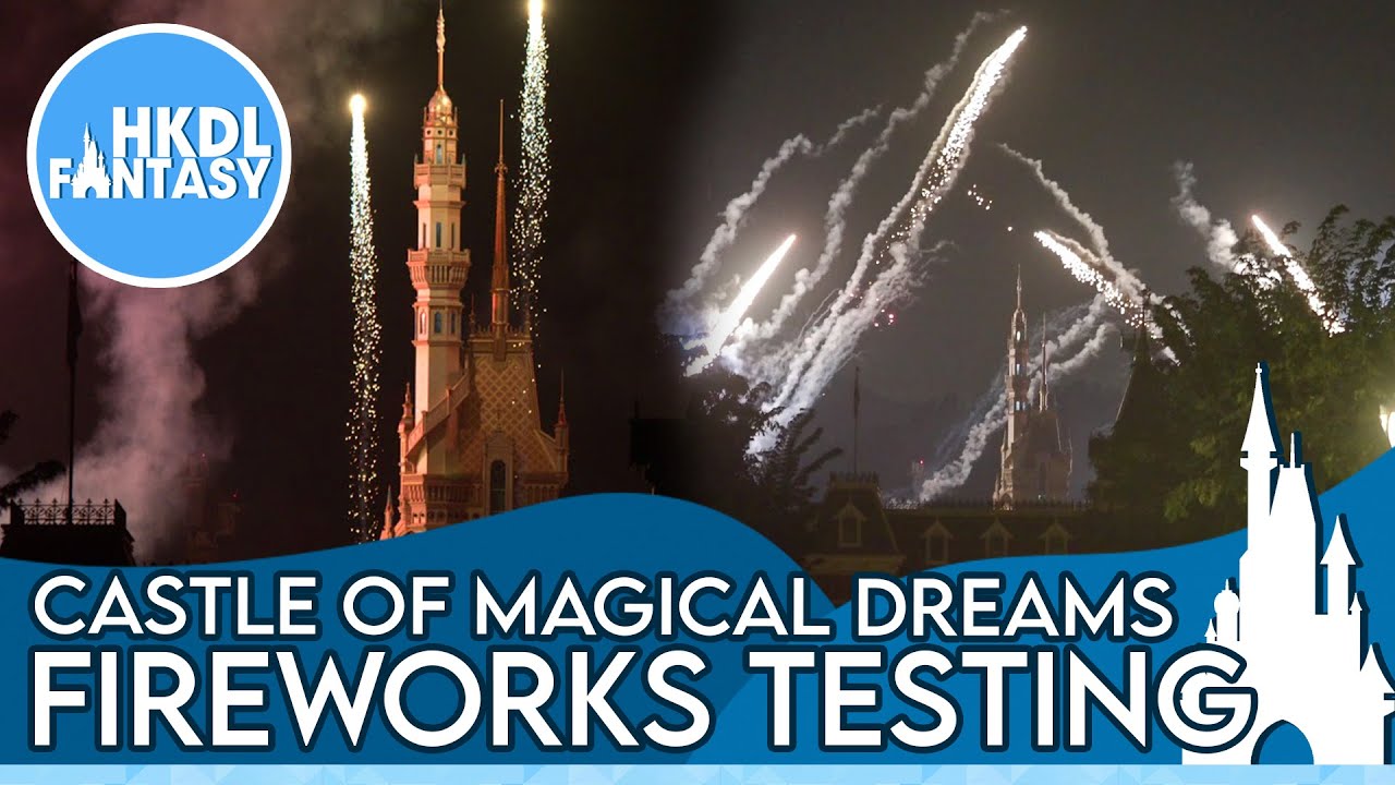 [HKDL] Momentous - New Nighttime Spectacular Fireworks Testing