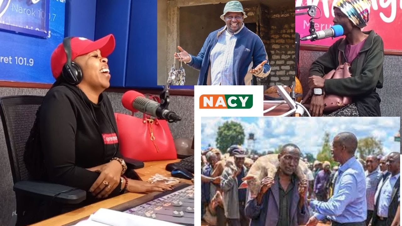 Dada Sarah on Helen Muthoni,Terence, Wamatangi donating pigs
