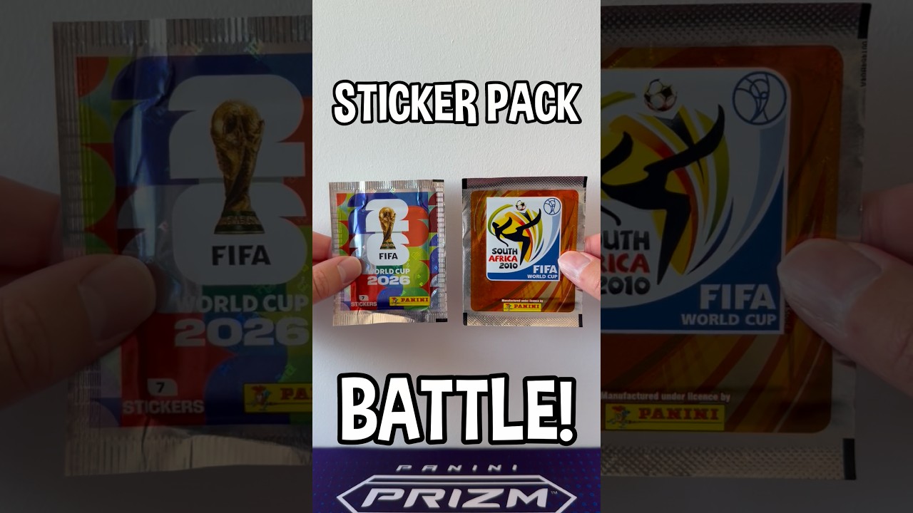Битва паков со стикерами Panini к Чемпионату мира! 🔥 2026 против 2010! 🇿🇦