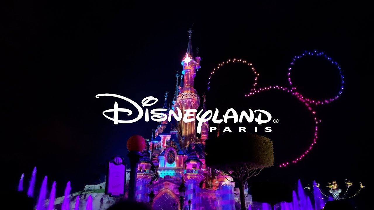 4k Disneyland Paris 30th Anniversary Fireworks Show  (Disney Illumination with drones)