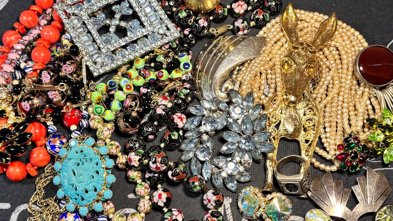 Rare Juliana, Fine Beads & Gold - Mystery Jewelry Unboxing 