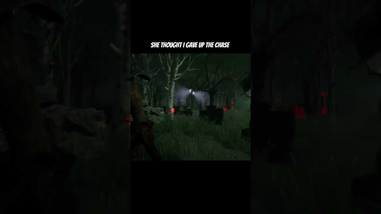 She thought I gave up the chase #dbd #gaming #shorts