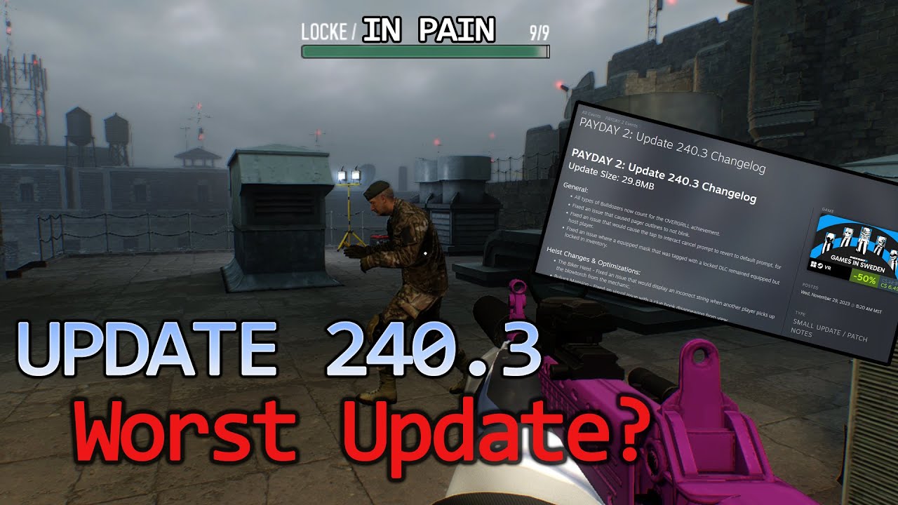 This Payday 2 Update is Terrible
