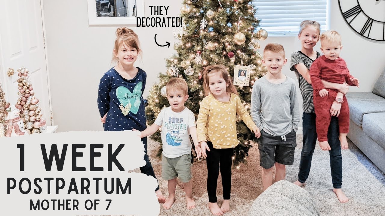 First Week with a Newborn Baby VLOG | Family Thanksgiving 2022 | Mother of 7