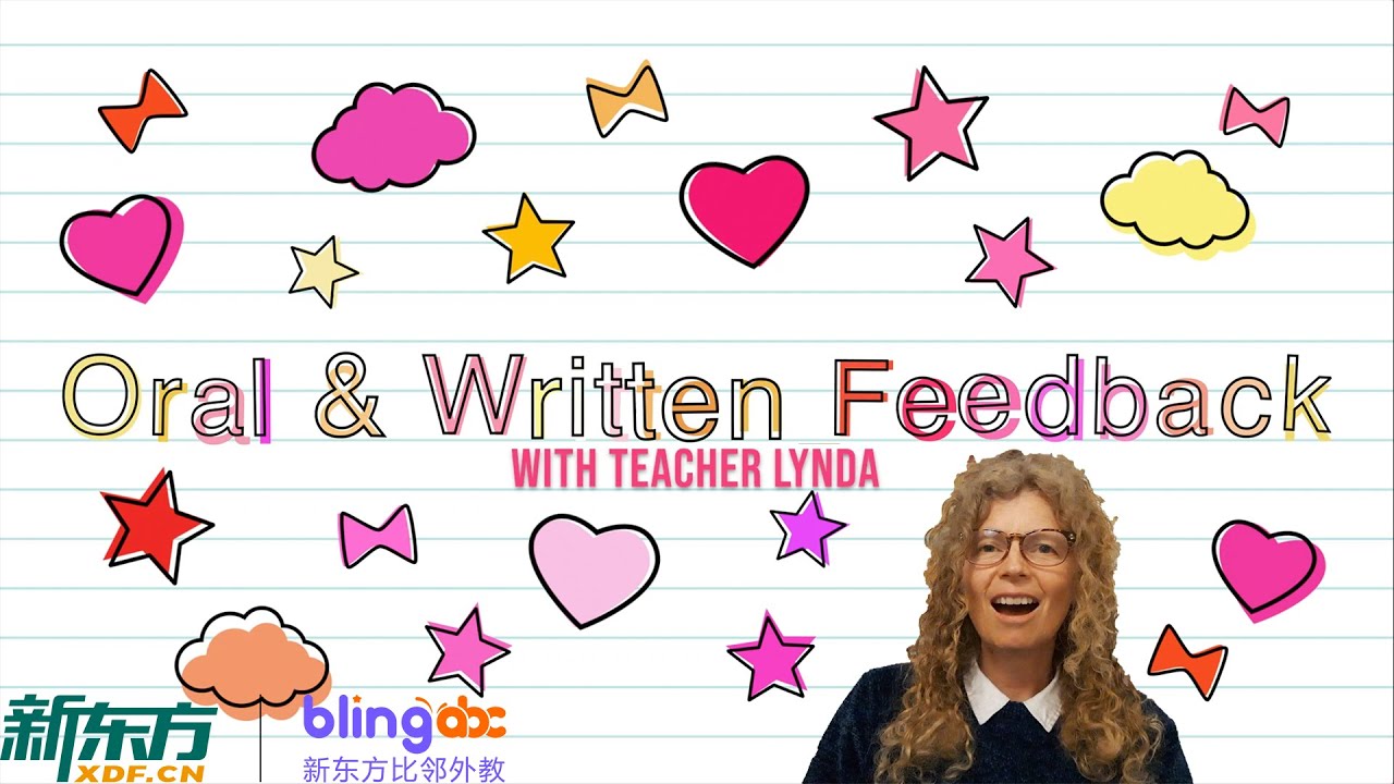 Oral and Written Feedback with Teacher Lynda | BlingABC