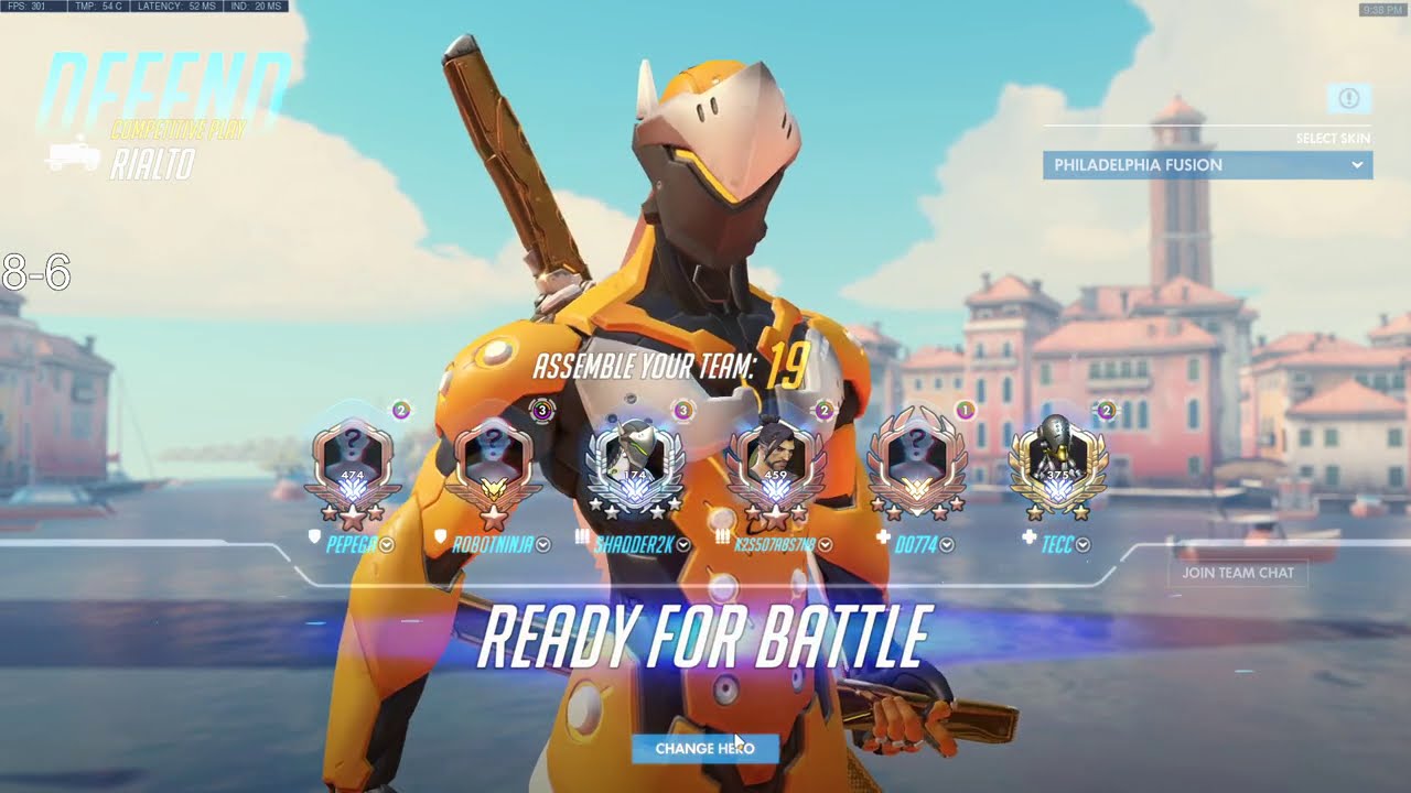 Overwatch Genji God Shadder2k Predator Of Rialto -Top 500 Gameplay-