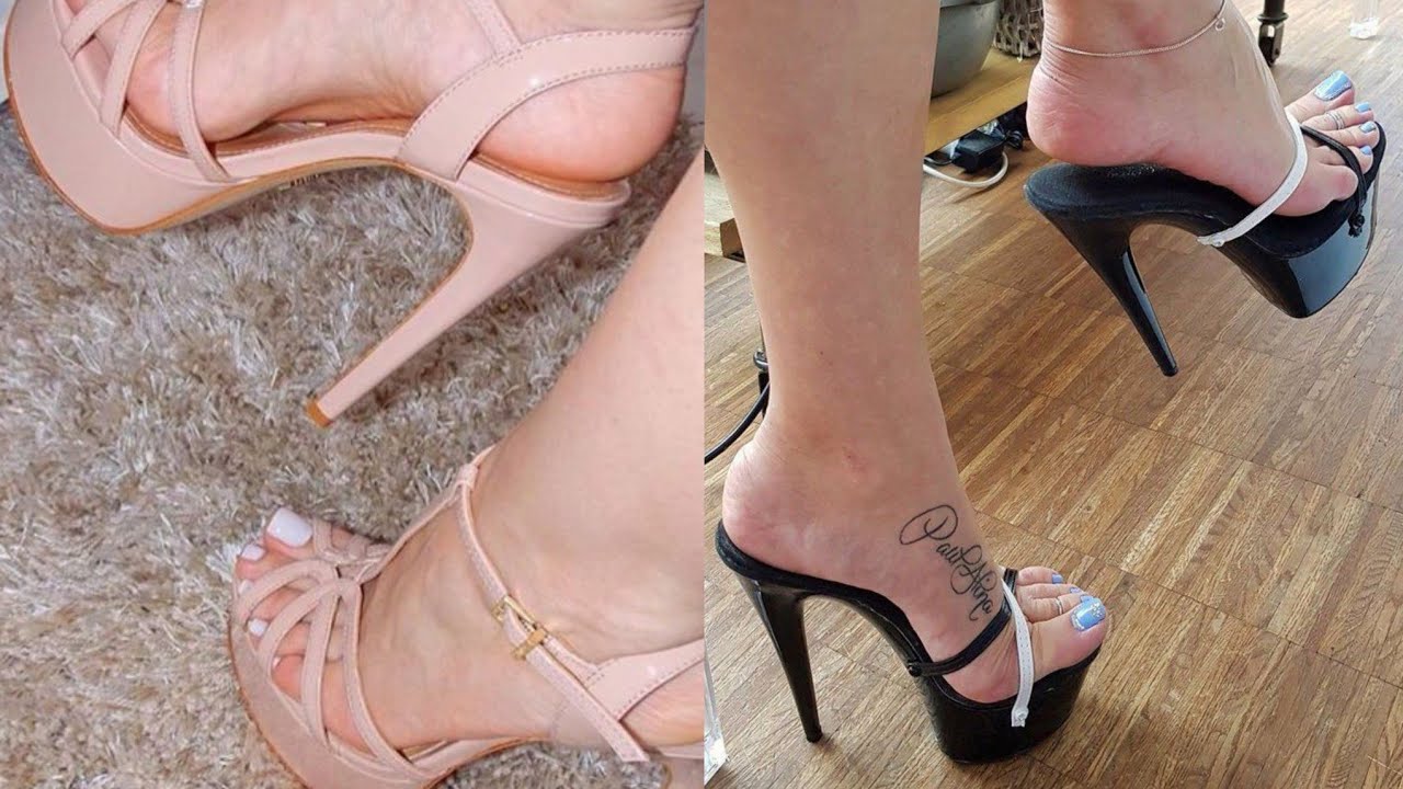 High spiked designs of party wear open toe high heels / Sandals for ladies.