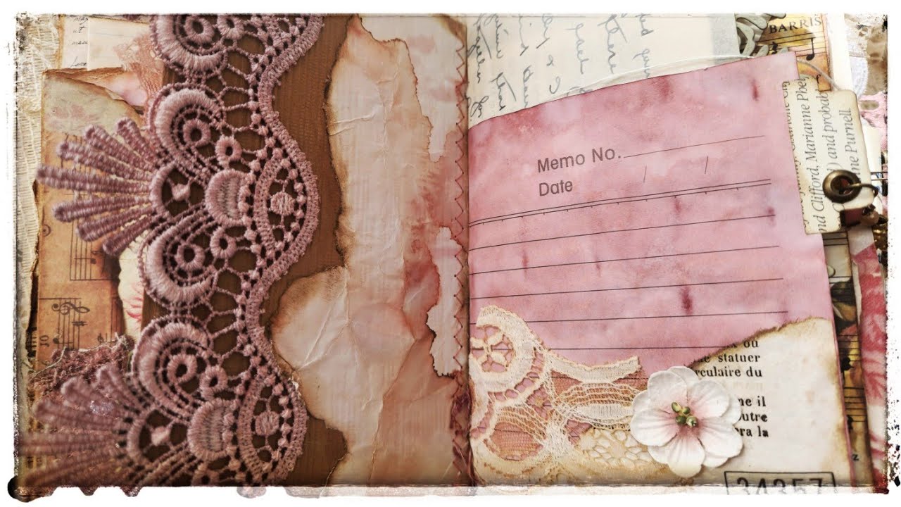 Junk journal flip through-Version 2-no talking, no faffing just nice and quick 😂