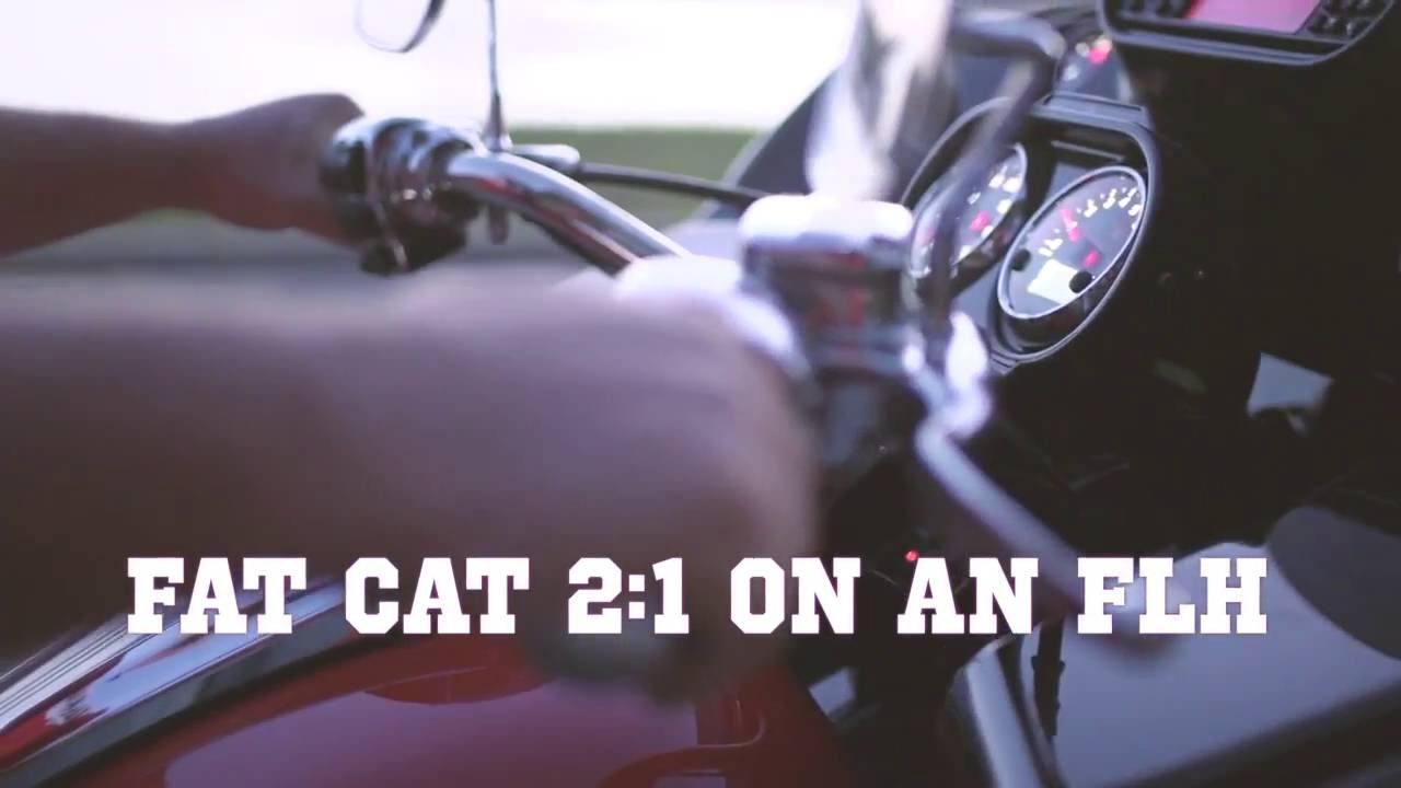 D&D FatCat Exhaust on a Touring® Harley® FLH