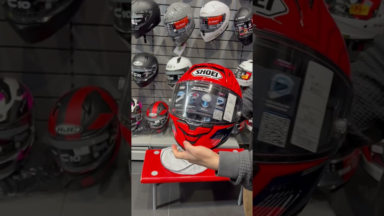 Shoei X-SPR PRO M&aacute;rquez 8 TC1 en New Mundial motos. #marcmarquez #shoeihelmet #motogp #motorcycle