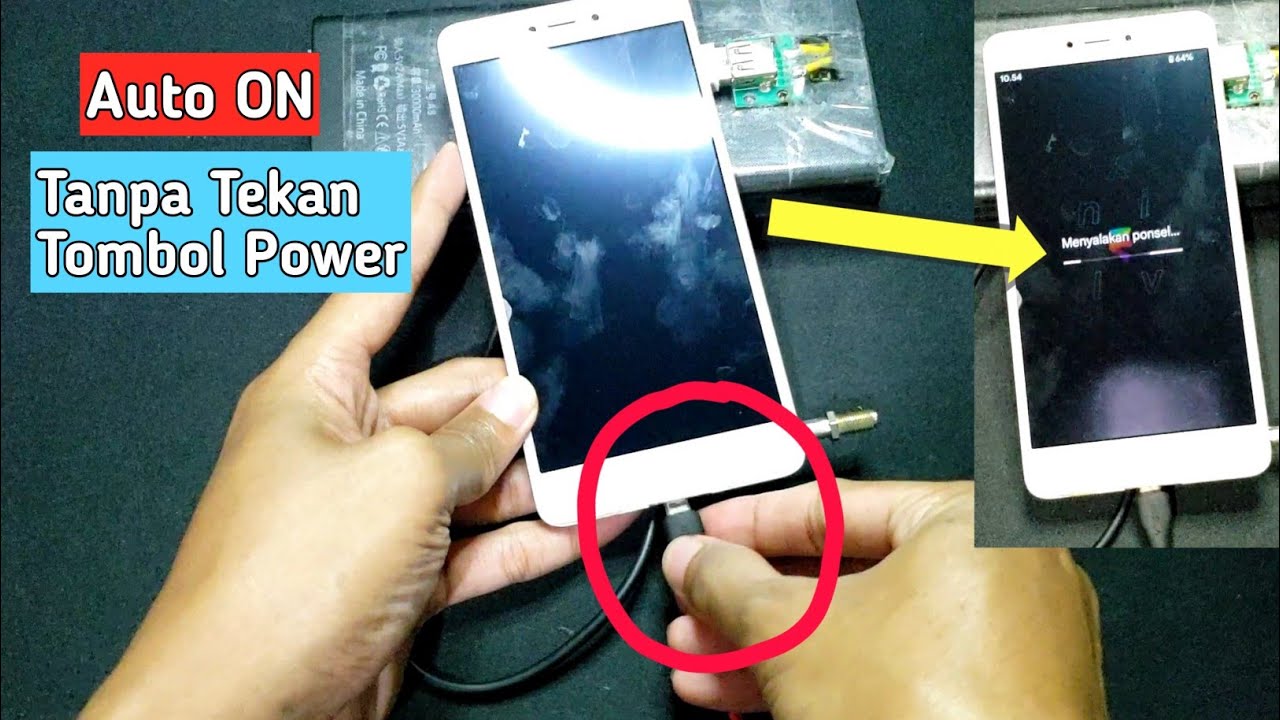 Auto boot / Auto On ketika di colok charger di HP Android